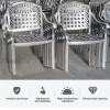 Custom Outdoor Garden Dining Sets Aluminum Long Table