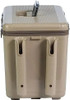 30qt Leak-Proof, Air Tight, Fishing Drybox Cooler with Built-in Fishing Rod Holders