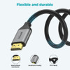 QGeeM 8K HDMI Cable HDMI 2.1 Wire for Xiaomi Xbox Serries X PS5 PS4 Chromebook Laptops 120Hz HDMI Splitter Digital Cable Cord 4K