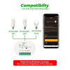 Mini Wifi Smart Home Dimming Switch Tuya APP Remote Control Voice Timing Brightness Adjustment Switch