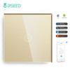 BSEED Wifi Light Touch Switch 1/2/3Gang 1/2/3 way Smart Switch Wireless Wifi Switch Colors Support For Tuya Smart Home