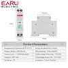 TUYA WiFi MCB Smart Circuit Breaker Over Current Under Voltage Protection Power Metering 1-63A Wireless Remote Control Switch