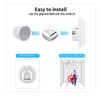 SIXWGH 16A WIFI Switch Smart Home Tuya App Remote Control Smart Timer Switch No Battery Light Switch Work with Google Home Alexa
