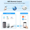 SIXWGH 16A WIFI Switch Smart Home Tuya App Remote Control Smart Timer Switch No Battery Light Switch Work with Google Home Alexa