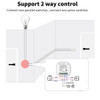 SIXWGH 16A WIFI Switch Smart Home Tuya App Remote Control Smart Timer Switch No Battery Light Switch Work with Google Home Alexa