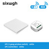 SIXWGH 16A WIFI Switch Smart Home Tuya App Remote Control Smart Timer Switch No Battery Light Switch Work with Google Home Alexa