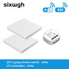 SIXWGH 16A WIFI Switch Smart Home Tuya App Remote Control Smart Timer Switch No Battery Light Switch Work with Google Home Alexa