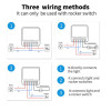 Wifi Mini Smart Switch 16A Light Switches 2 Way Wireless Smart Home with Tuya Smart Life Alexa Alice Home
