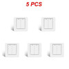 1~5PCS Meross Smart Light Switch WiFi Wall Switch Push Button 1 Way Switch Work with HomeKit Alexa Assistant