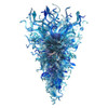 Blue Indoor Hanging Chandelier Lamp Large Long Luxury Modern Style Decorative Hand Blowm Glass Crystal Chandelier Lighting Blue Indoor Hanging Chandelier Lamp Large Long Luxury Modern Style Decorative Hand Blowm Glass Crystal Chandelier Lighting