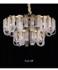 Golden Crystal Ceiling Pendant Lamps American Modern Art Chandelier Pendat Lights Fixture Foyer Bedroom Living Room Home Decor