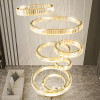 Modern led chandeliers lighting luxury Crystal Chandelier ining room bedroom circular staircase light villa hall hotel Lustre