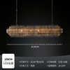 Post-modern light luxury led chandelier lighting Nordic cafe bar crystal hanging lamp luxury living room dining room chandelier