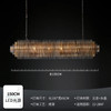 Post-modern light luxury led chandelier lighting Nordic cafe bar crystal hanging lamp luxury living room dining room chandelier