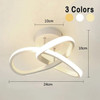 Household LED Chandelier Three Colors Lamp Modern Style Ceiling Lamp Bedroom Light Surface Installation AC 220V Dining Room Lamp