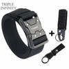 2022 Quick Release Pluggable Buckle Tactical Belt Tough Nylon Military Belt For Men Combat Durable Male Jeans Waistband Hunting