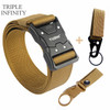 2022 Quick Release Pluggable Buckle Tactical Belt Tough Nylon Military Belt For Men Combat Durable Male Jeans Waistband Hunting