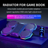 RGB Gaming Laptop Stand Air Cooler Notebook Stand Holder with 6 fans Cooling Fan Base Suit for 12-17 inch Laptop