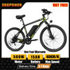 DEEPOWER 500W Adults Ebike Electric Bike Bicycle 48V 15AH 26 Inch Fat Tire Electric E Bikes Mountain Ebikes Free Shipping