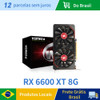 VEINEDA RX6600XT 8GB Video Card GPU GDDR6 128bit rx 6600XT 8G graphics card Support Desktop CPU placa de video