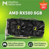 Video Card RX 580 8G 256Bit 2048SP GDDR5 AMD GPU Graphics Cards Gamer RX580 Radeon 8GB Mining Gaming Card placa de video
