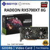 SOYO AMD Radeon RX5700XT RX5700 8G Graphics Card GDDR6 Memory PCIE4.0x16 DPx3 8Pin Gaming Video Card for Desktop Computer