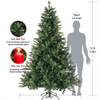 2.1m 1.8m 1.5m 1.2m Encryption Green PVC Large Christmas Tree Christmas Decoration 2023 New Year Home Party Scene Decoration