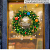 Christmas Window Sticker Merry Christmas Decorations For Home 2023 Cristmas Ornament Xmas Navidad Natal Gifts New Year 2024