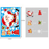 Christmas Glass Stickers Home Decor Ornaments Xmas Snowflake Santa Claus Door Shop Window Sticker New Year Christmas Decoration