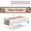 Christmas Table Runner Merry Christmas Decoration for Home Xmas Party Decor 2023 Navidad Notal Noel Ornament Happy New Year 2024