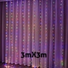 3M Christmas Ornament LED Fairy String Curtain Lights Garland Festoon Christmas Decor for Home New Year 2023 Xmas 2022 Navidad