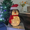 Indoor Outdoors Garden Christmas Snowman Lantern Ornament Lamp LED Lawn Foldable Lantern Christmas Decoration Snowman