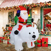 LED Inflatable Christmas Santa Claus Ornament Giant Inflatable Christmas Decorations Home Xmas Party Gift 2023 New Year Decor