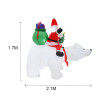 LED Inflatable Christmas Santa Claus Ornament Giant Inflatable Christmas Decorations Home Xmas Party Gift 2023 New Year Decor