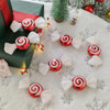 1pc Christmas Hanging Candy Balls Red White Candy Cane Pendant Home Party Christmas Tree Decorations Xmas Navidad New Year 2024