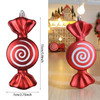 1pc Christmas Hanging Candy Balls Red White Candy Cane Pendant Home Party Christmas Tree Decorations Xmas Navidad New Year 2024