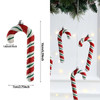 1pc Christmas Hanging Candy Balls Red White Candy Cane Pendant Home Party Christmas Tree Decorations Xmas Navidad New Year 2024