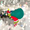 Stole Christmas Resin Pendant Christmas Tree Decoration, 1PC Christmas Decoration How The Stole Christmas With Present Ornament