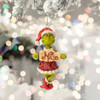 Stole Christmas Resin Pendant Christmas Tree Decoration, 1PC Christmas Decoration How The Stole Christmas With Present Ornament