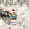 Stole Christmas Resin Pendant Christmas Tree Decoration, 1PC Christmas Decoration How The Stole Christmas With Present Ornament