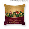 Christmas Cushion Cover Merry Christmas Decorations for Home 2023 Christmas Ornament Navidad Noel Xmas Gifts Happy New Year 2024