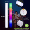 60pcs LED Foam Glow Sticks Flashing Glow Batons Cheer Tube Glow in The Dark Wedding Party Supplies 3 Modes Flashing Stick Toys