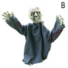 Halloween Horror Decoration To Insert Large Swing Ghost Voice Control Decoration Outdoor Home Garden Scary Props