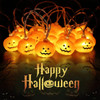 3m 20LED Halloween Pumpkin Ghost Spider Skull LED String Lights Pumpkin Ornaments Lamp Tree Home Party Halloween Decoration