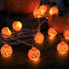 3m 20LED Halloween Pumpkin Ghost Spider Skull LED String Lights Pumpkin Ornaments Lamp Tree Home Party Halloween Decoration