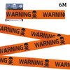2023 Halloween Decoration Warning Tape Signs Halloween Prop Window Party Danger Warning Lline Halloween Decor Fright Tape Bundle