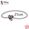 New 925 sterling silver Mickey Minnie Vinnie Charm of ley 925 Chain Beaded Fit Original Bracelet DIY Pendant Ladies Jewelry