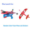 Foam Plane 10M Launcher Catapult Glider Airplane Gun Toy Children Outdoor Game Bubble Model Shooting Fly Roundabout Toys