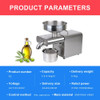 Oil Press Automatic Household FLaxseed Oil Extractor Peanut Oil Press Cold Press Oil Machine 1500W (MAX)