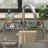 Kitchen Sink Drain Rack Sponge Storage Faucet Holder Soap Space Aluminum Drainer Shelf Basket Organizer Bathroom Accessories